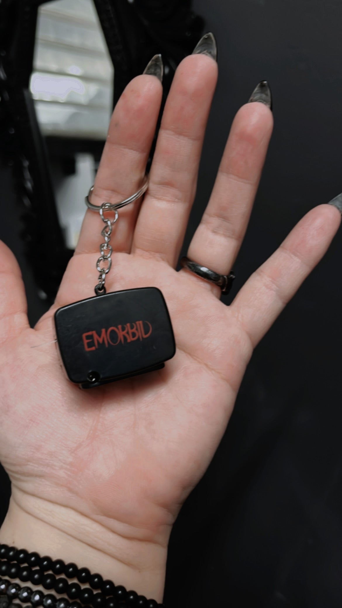 Mini TV Terror Horror Earrings & Keychains