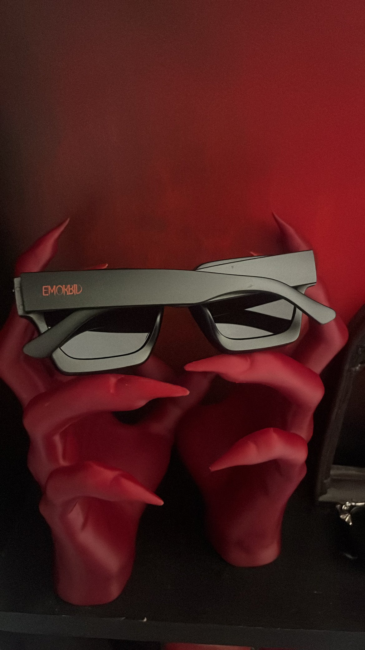 Square Black Ash Sunglasses