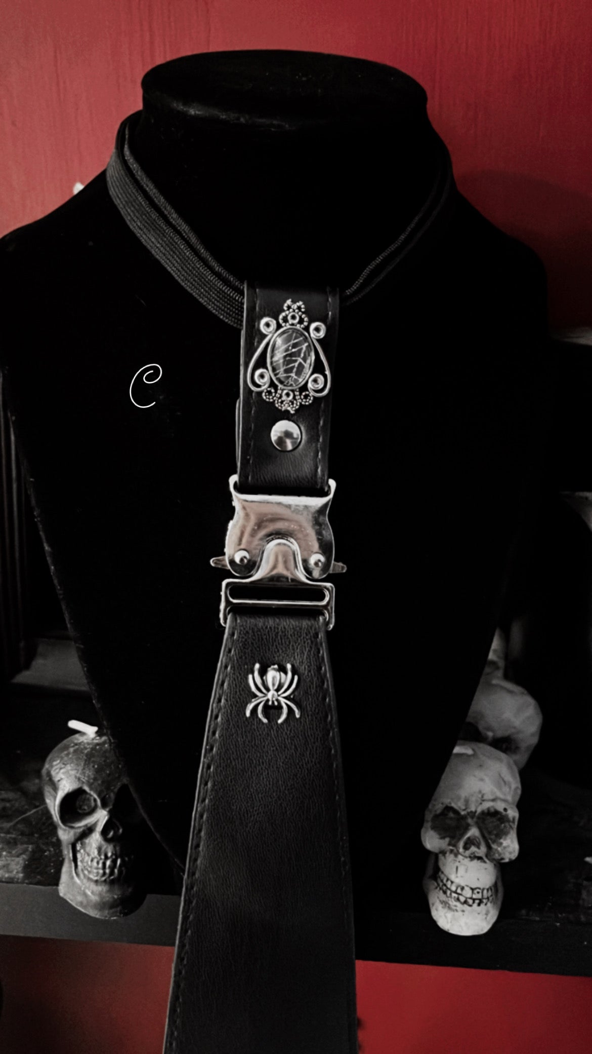 Preserved Spiderweb Pin Tie