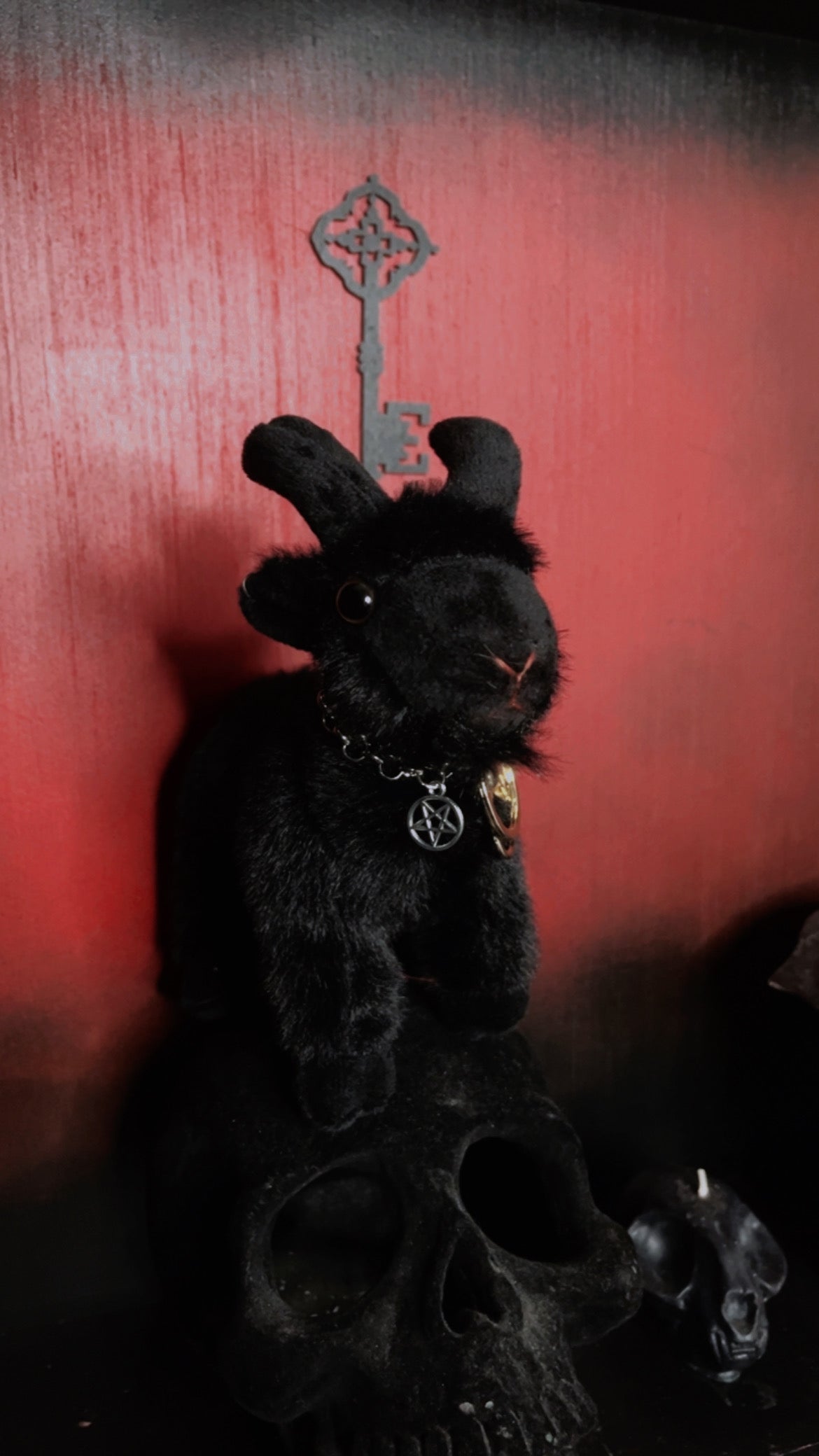 Baphomet Keychain Plushy