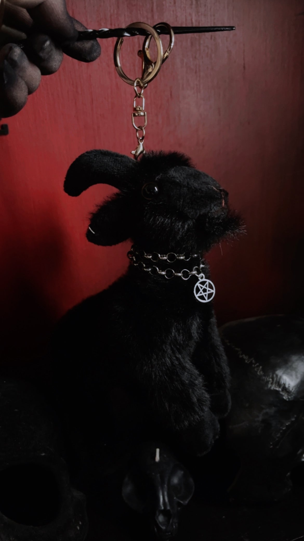 Baphomet Keychain Plushy