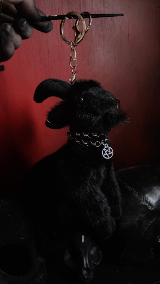 Baphomet Keychain Plushy