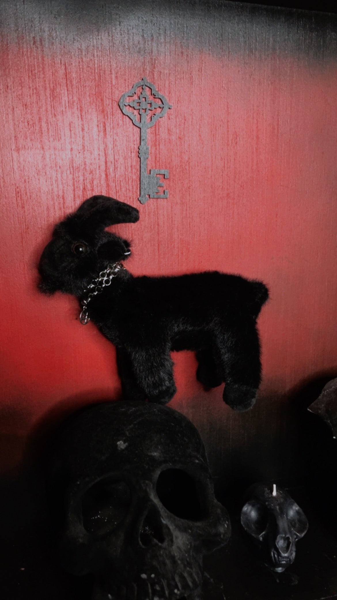 Baphomet Keychain Plushy