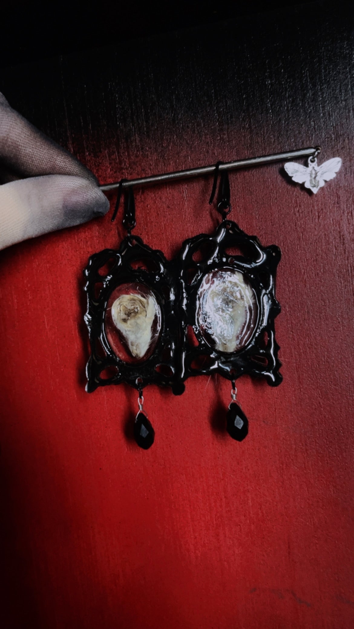 Mice Head Taxidermy Earrings