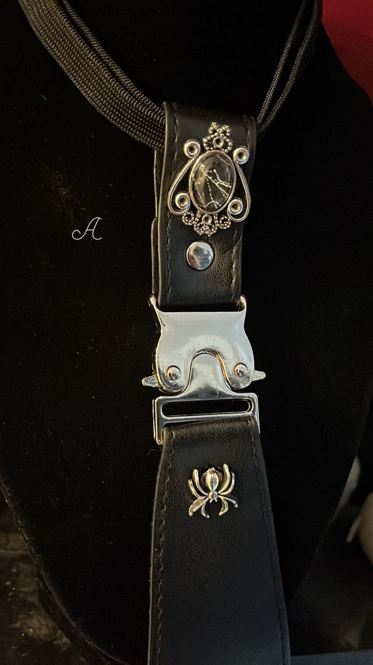 Preserved Spiderweb Pin Tie