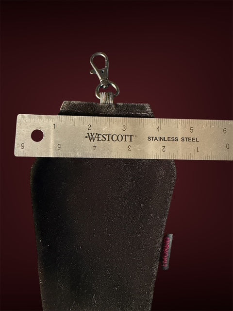 Coffin Black Velvet Sunglasses Pouch