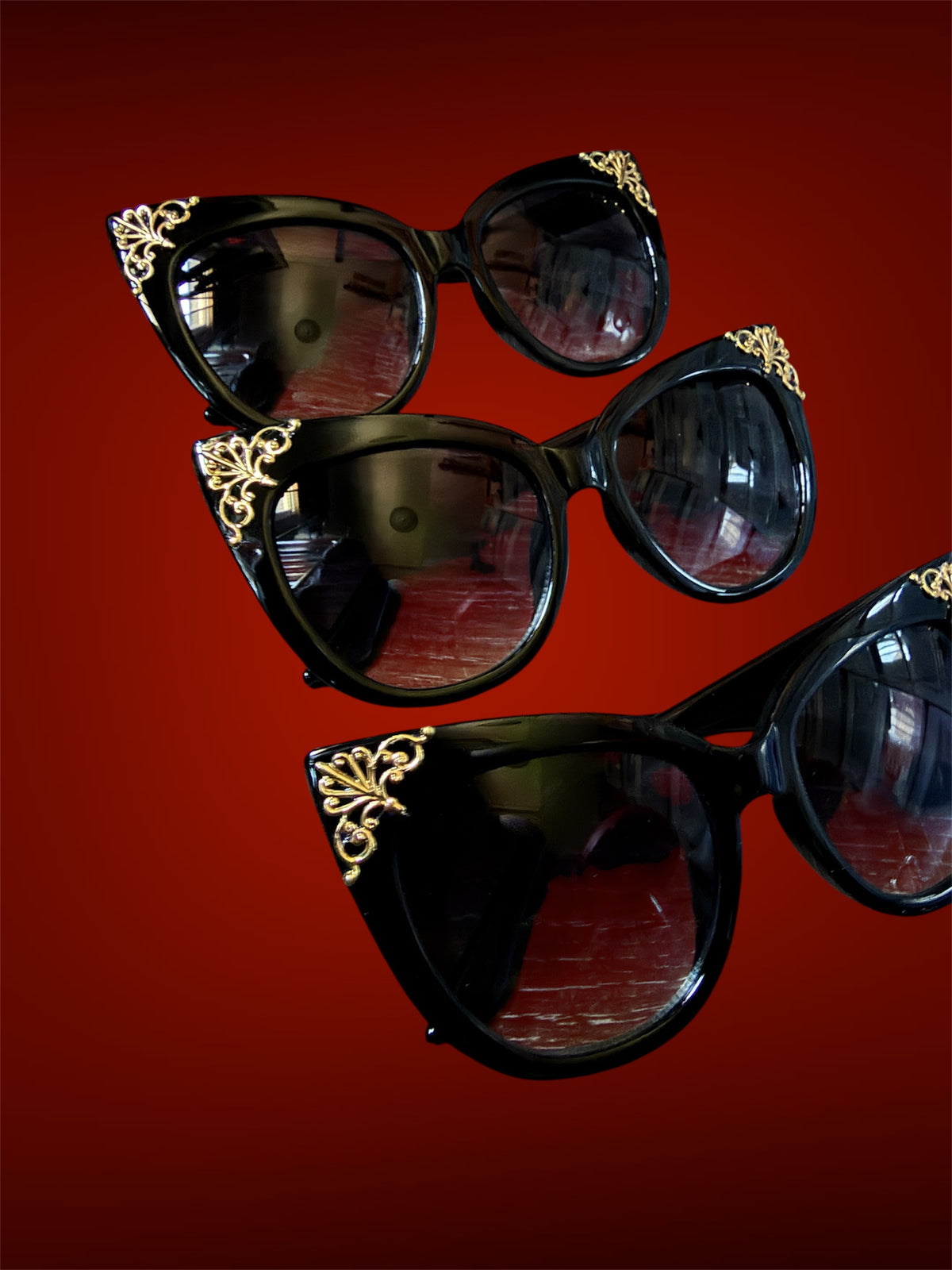 Cat-Eye Wide| Filigree Sunglasses